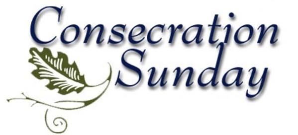 Consecration Sunday