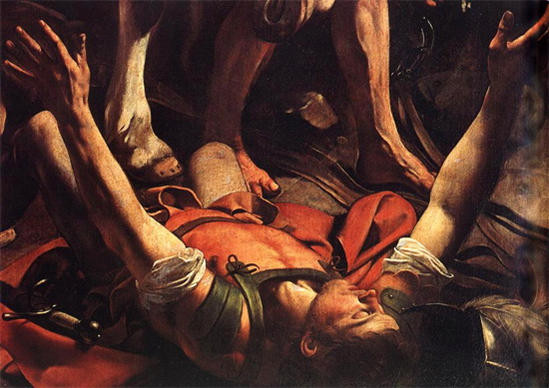 “The conversion on the way to Damascus” by Caravaggio “The conversion on the way to Damascus” by Caravaggio