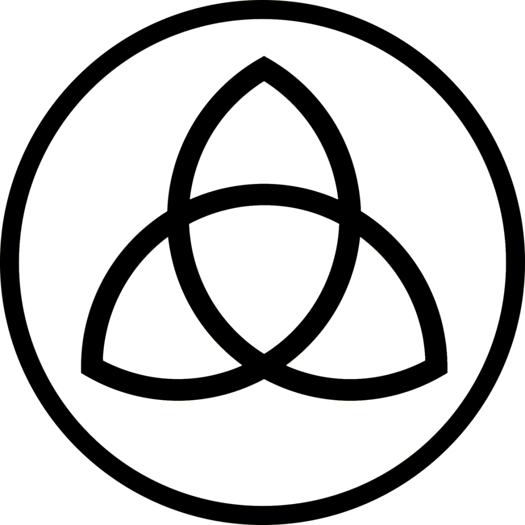 The Trinity knot is also called the Triquetra and is
one of the best known symbols in Celtic culture.