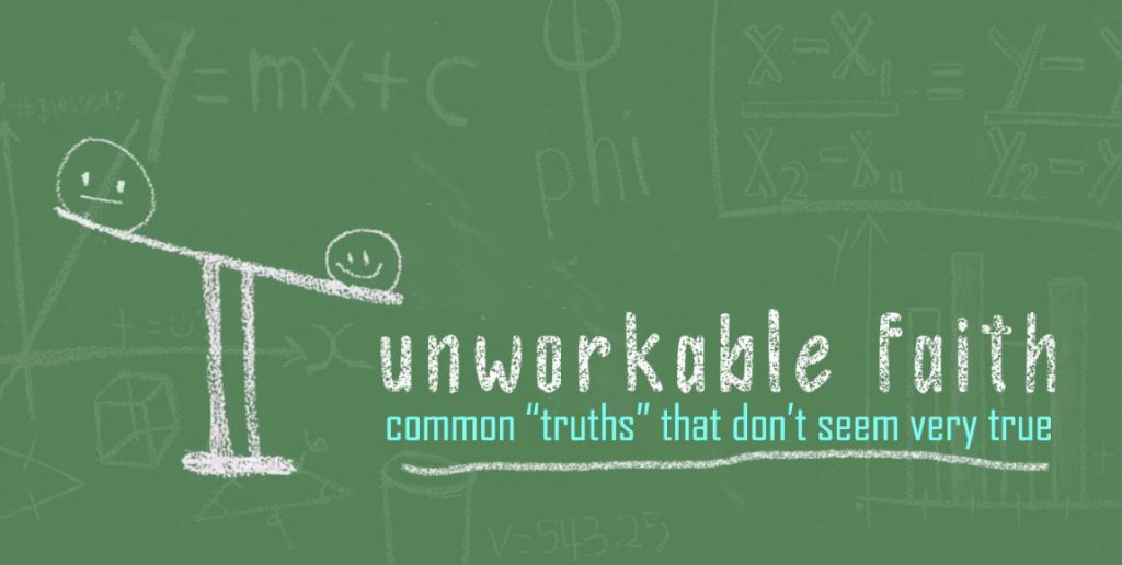 Unworkable Faith: July 28, 2019 Unworkable Faith: July 28, 2019