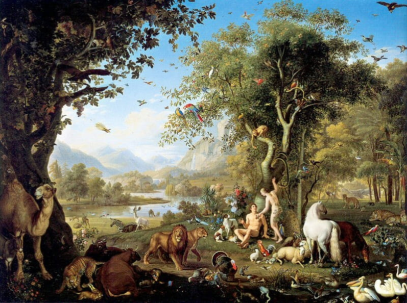 The Season after Pentecost: Sept. 1, 2019 Wenzel Peter, Adam and Eve in the Garden of Eden, oil on canvas