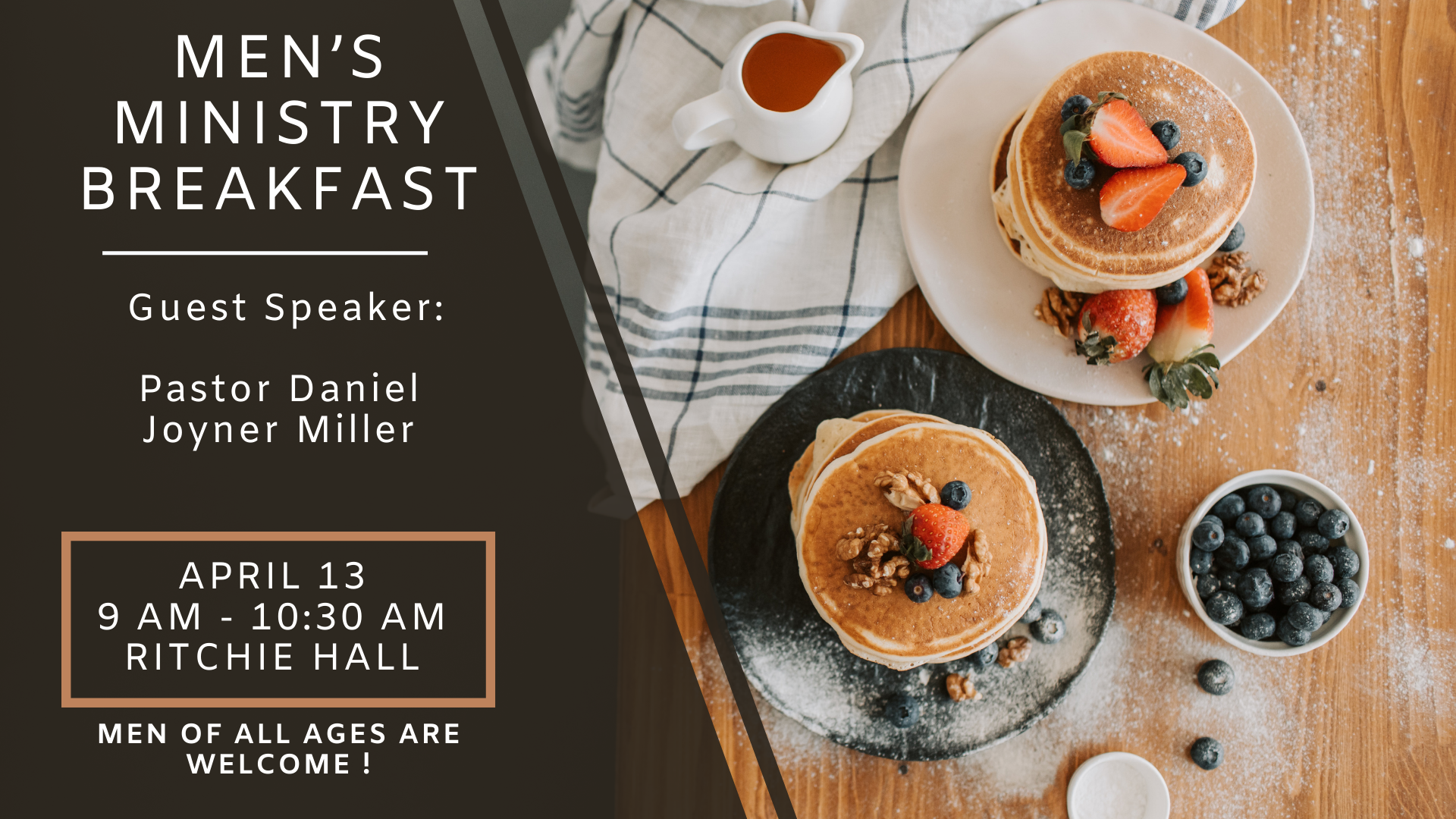 Men's Ministry Breakfast W: Guest Speaker
